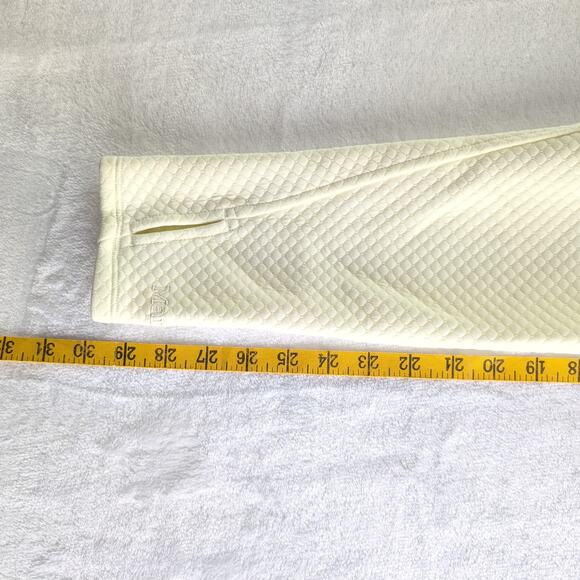 Marmot Annie Micro Quilted Funnel Neck Sweatshirt Women's Large Ivory Minimalist - Picture 8 of 8